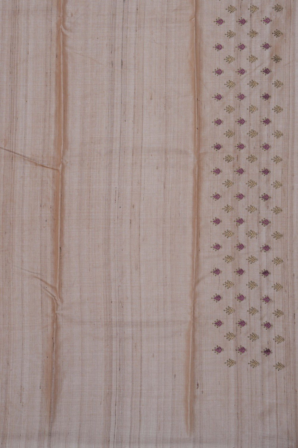 Image of A Tussar Embroidery Saree
