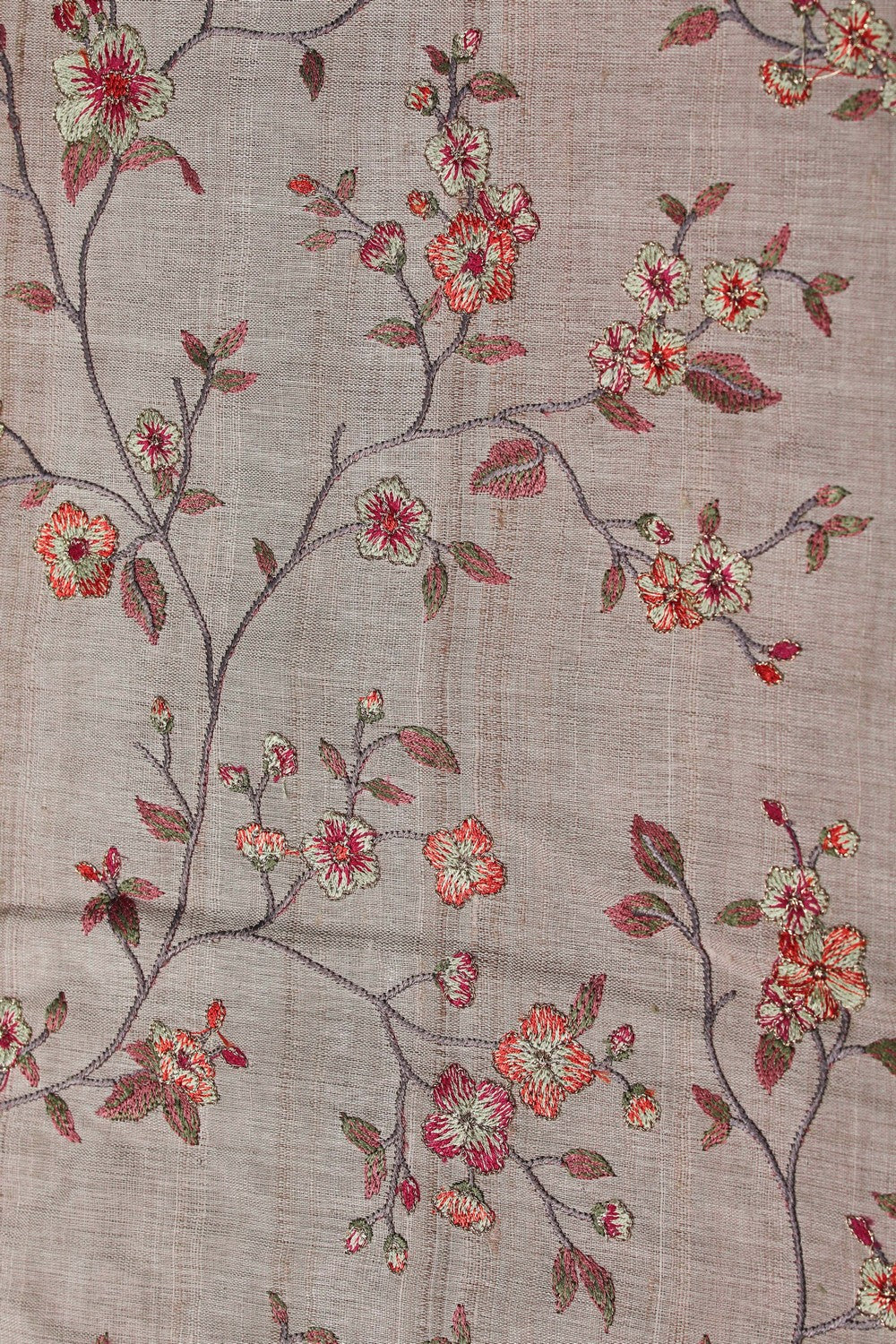 Image of A Tussar Embroidery Saree