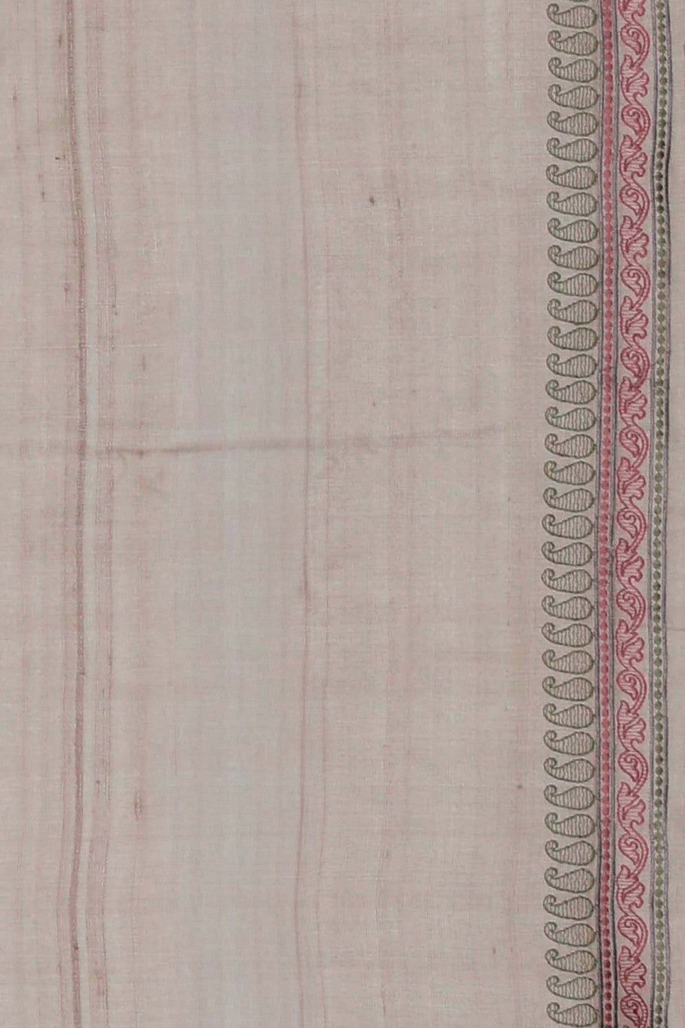 Image of A Tussar Embroidery Saree