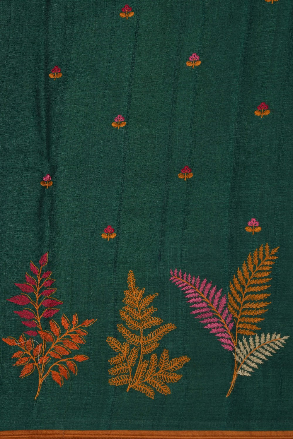 Image of A Tussar Embroidery Saree