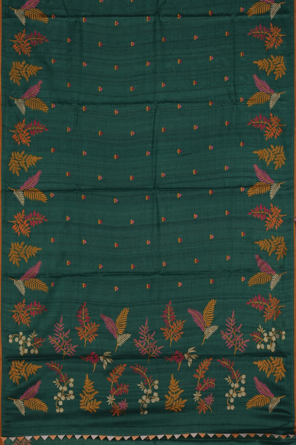 Image of A Tussar Embroidery Saree