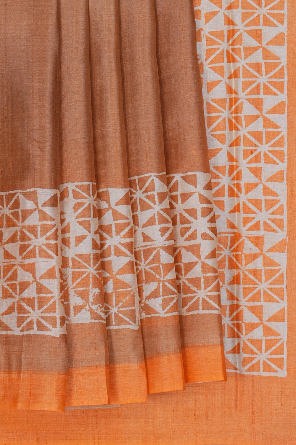 Image of A Geometric Printed Saree