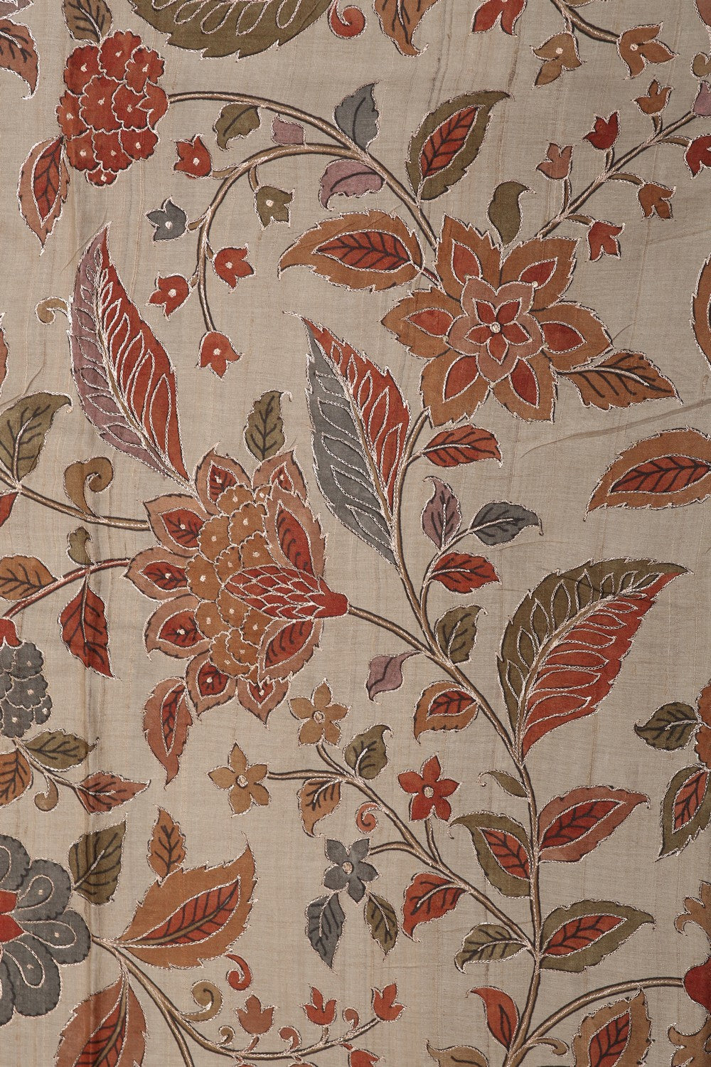 Image of A Tussar Embroidery Saree