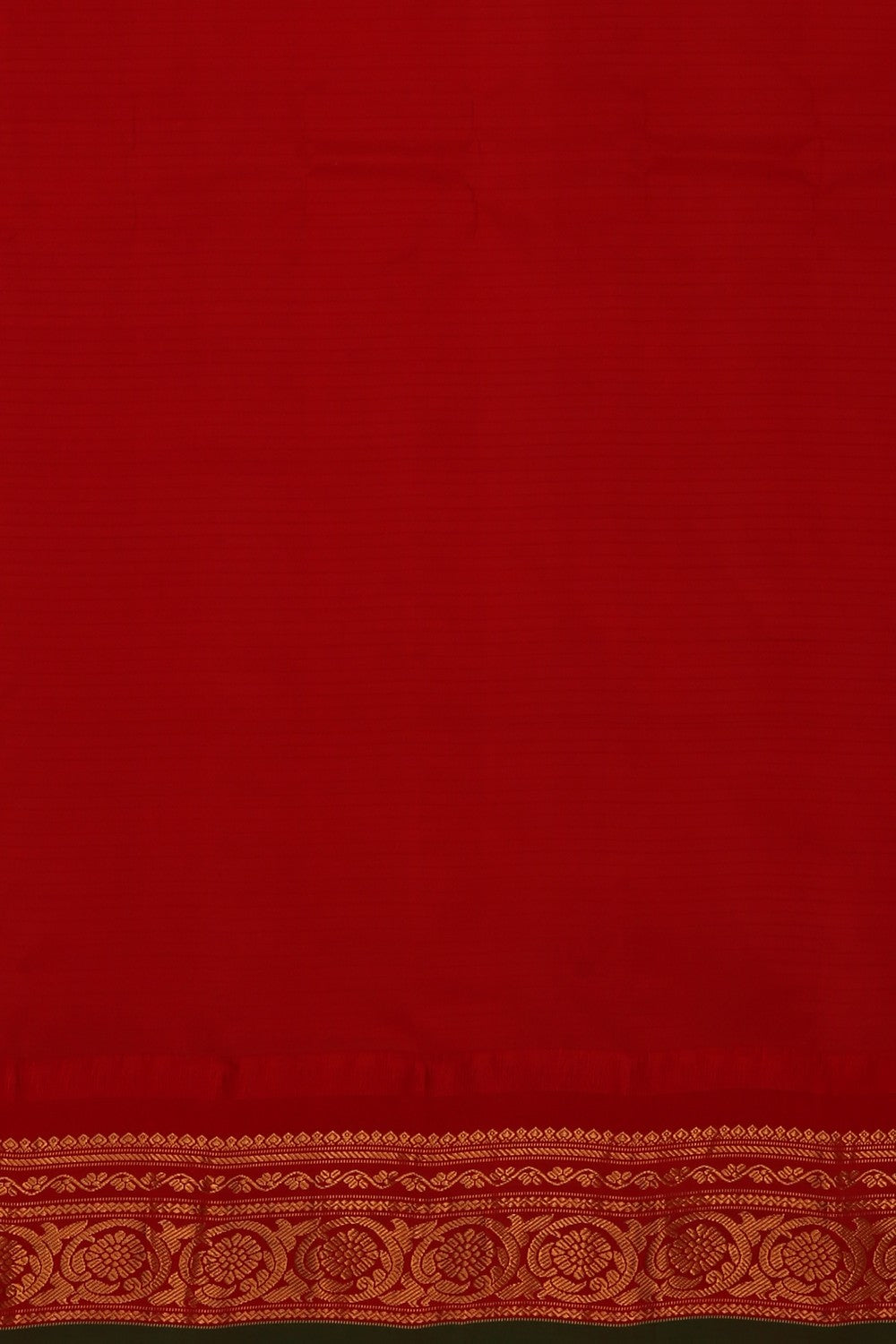 Image of Gadwal Cotton Silk Off-White Saree