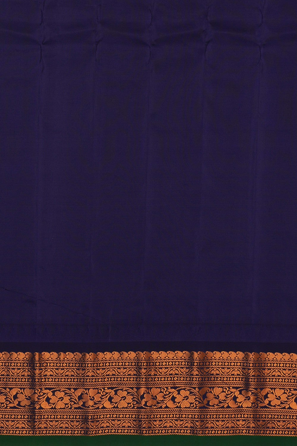 Image of Gadwal Silk Kattam Red Saree