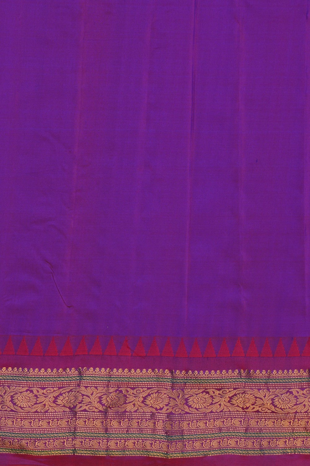 Image of Gadwal Silk Kattam Mustard Saree