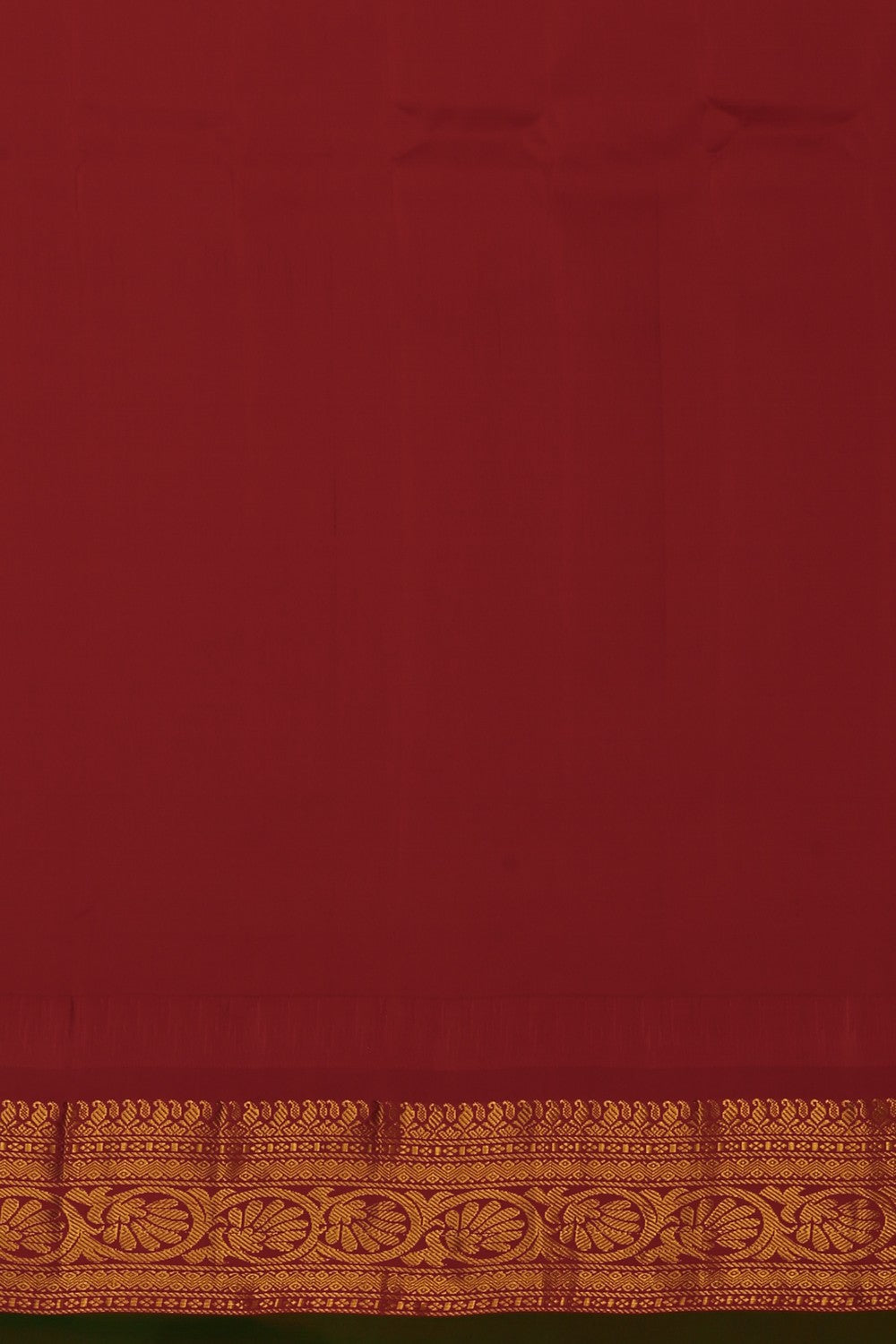 Image of Gadwal Silk Kattam Sea Blue Saree