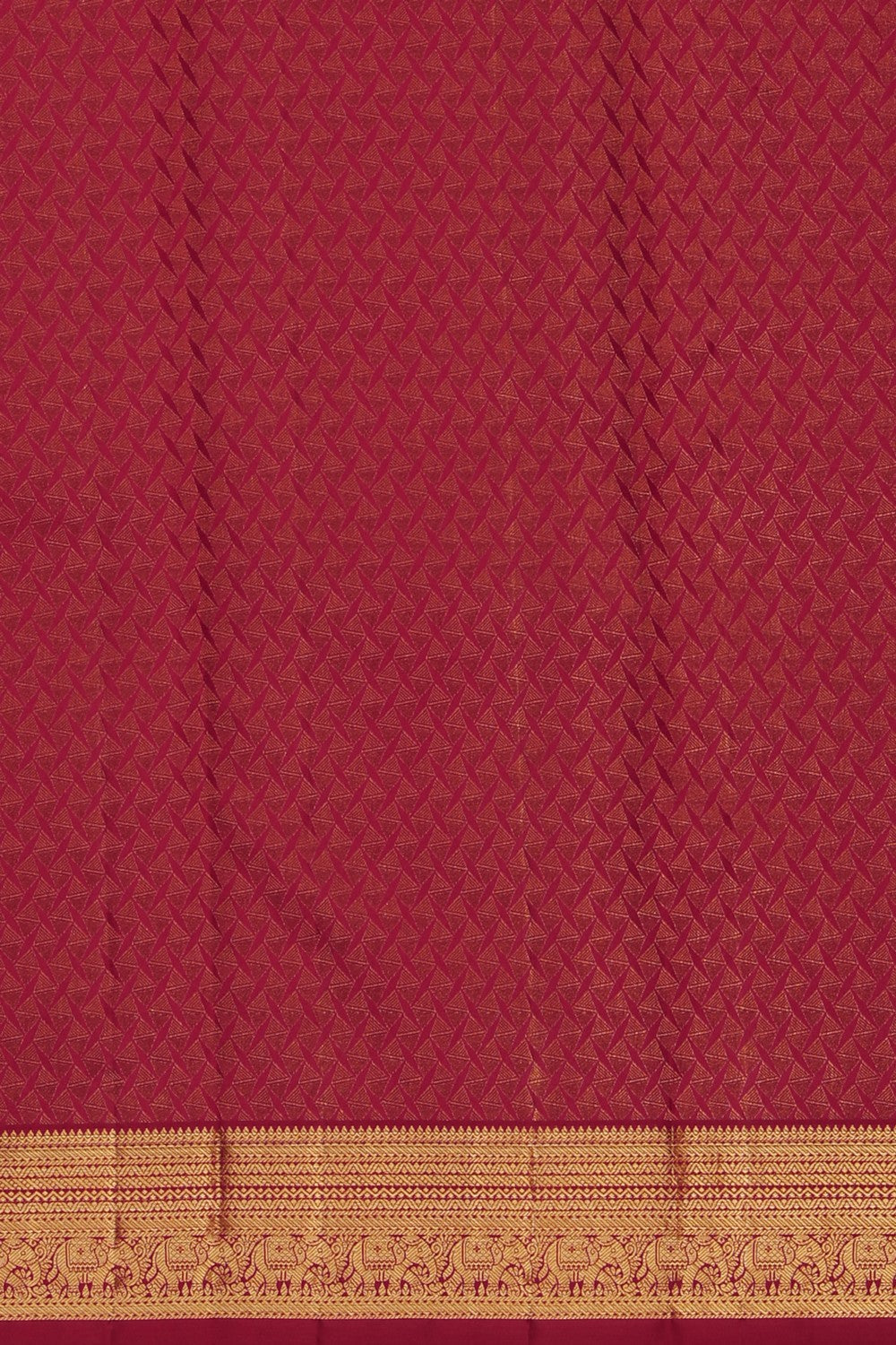 Image of South Silk Red Saree