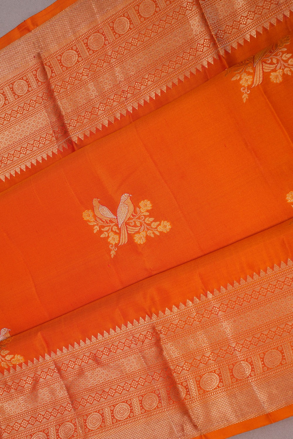 Image of South Silk Mustard Saree