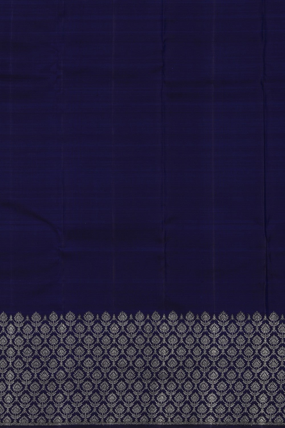 Image of Kanchipattu Blueish-Purple Saree