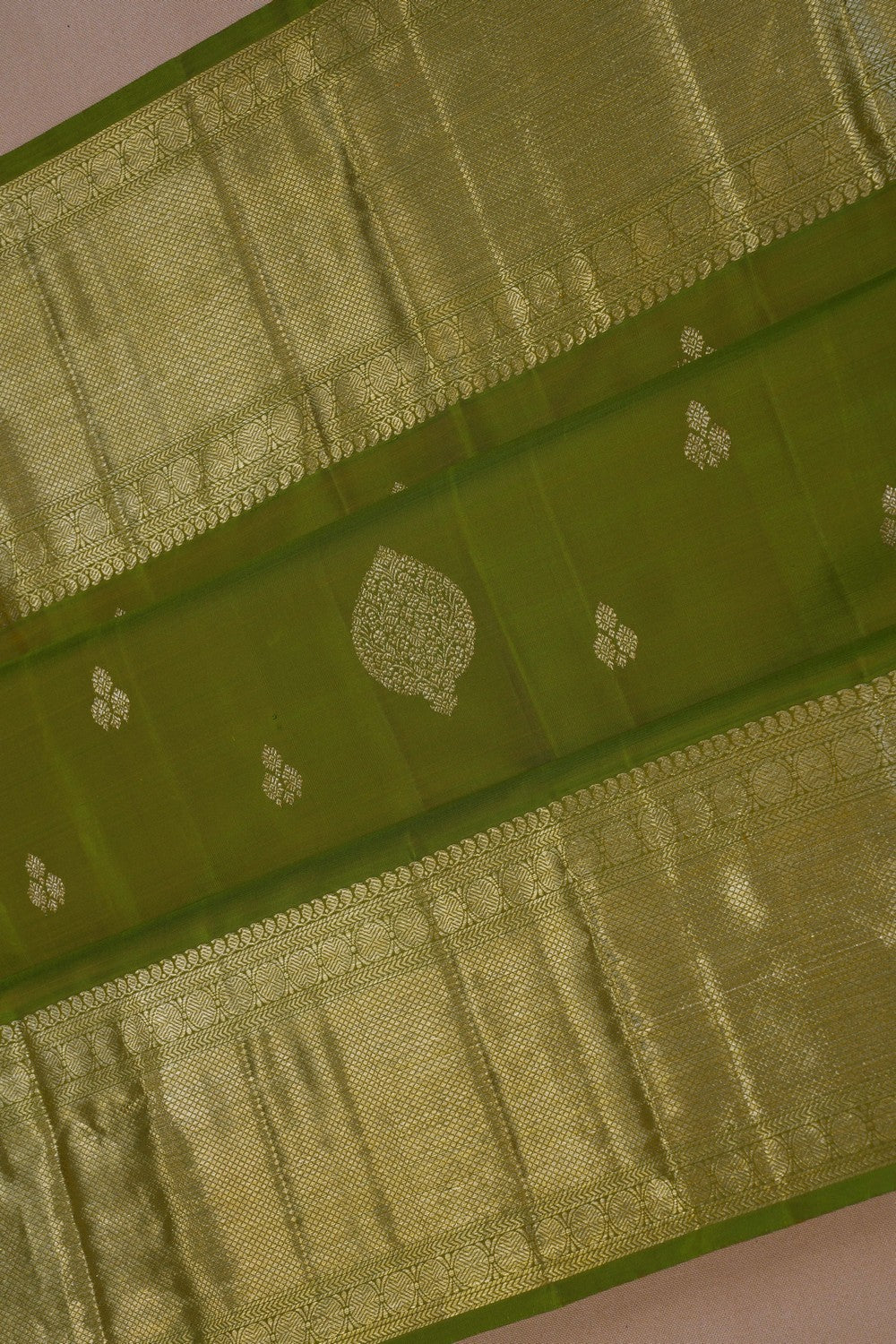 Image of Kanchipattu Heena Green Saree