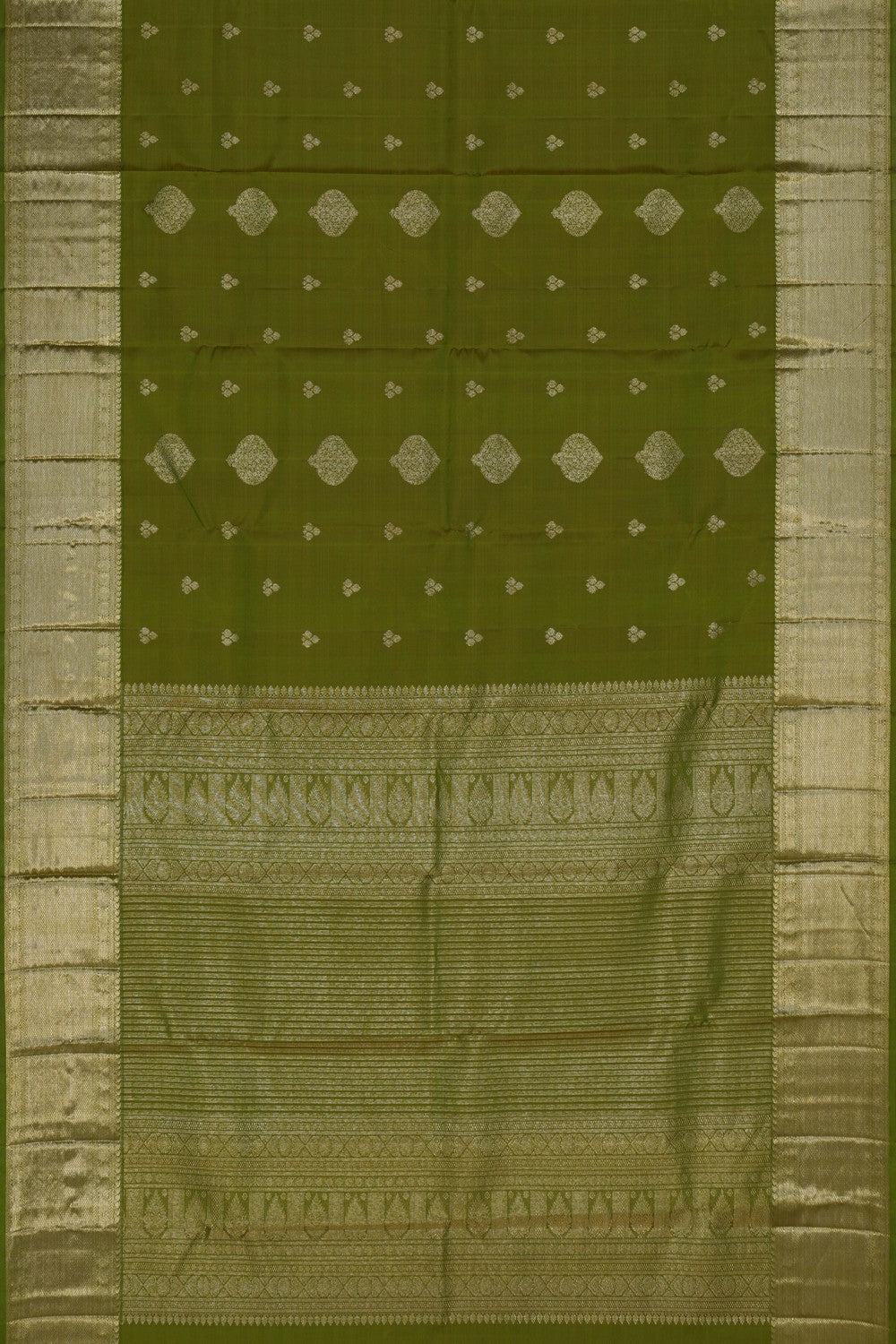 Image of Kanchipattu Heena Green Saree