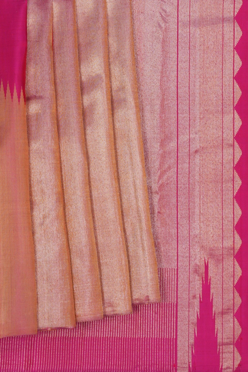 Image of Kanchipattu Geometric Pattern Saree