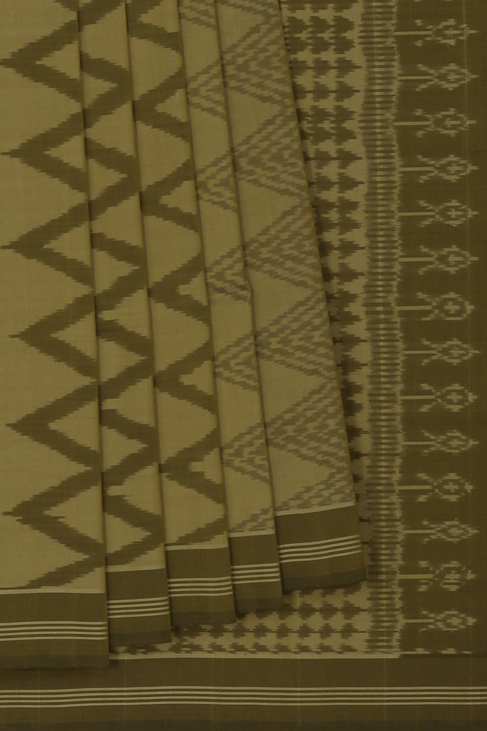 Image of Pochampally Ikat Silk Saree