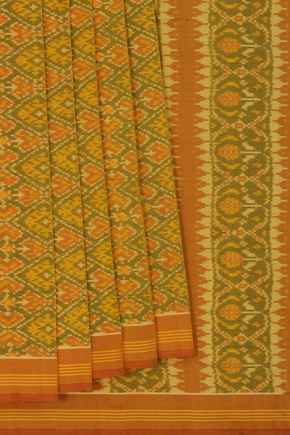 Image of Pochampally Ikat Silk Saree