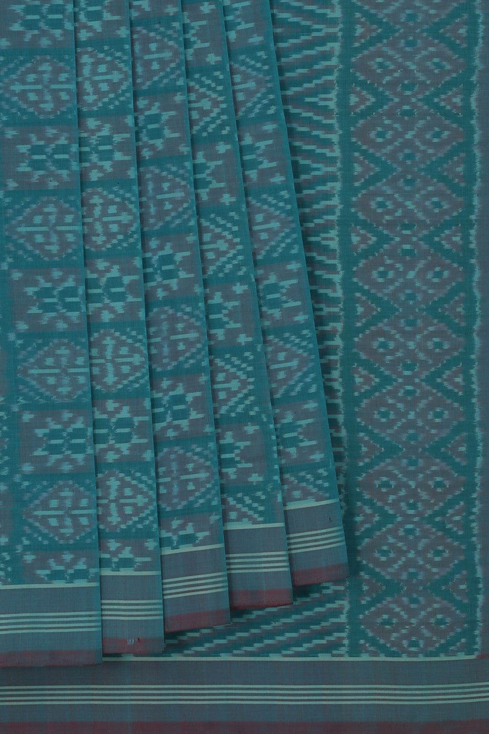 Image of Pochampally Ikat Silk Saree