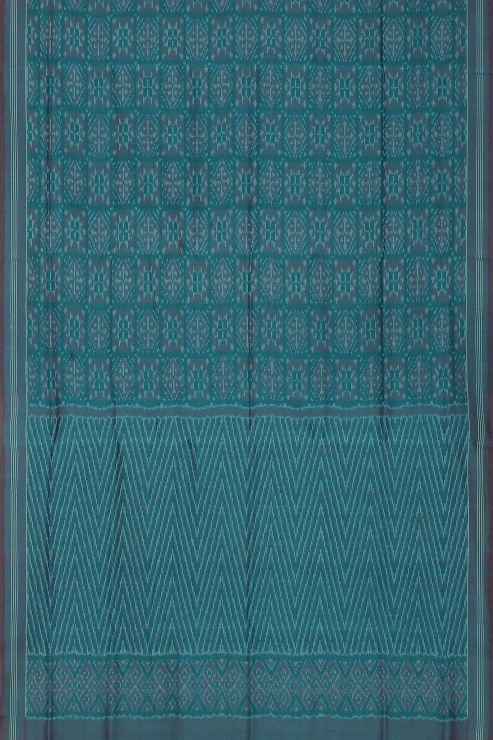 Image of Pochampally Ikat Silk Saree