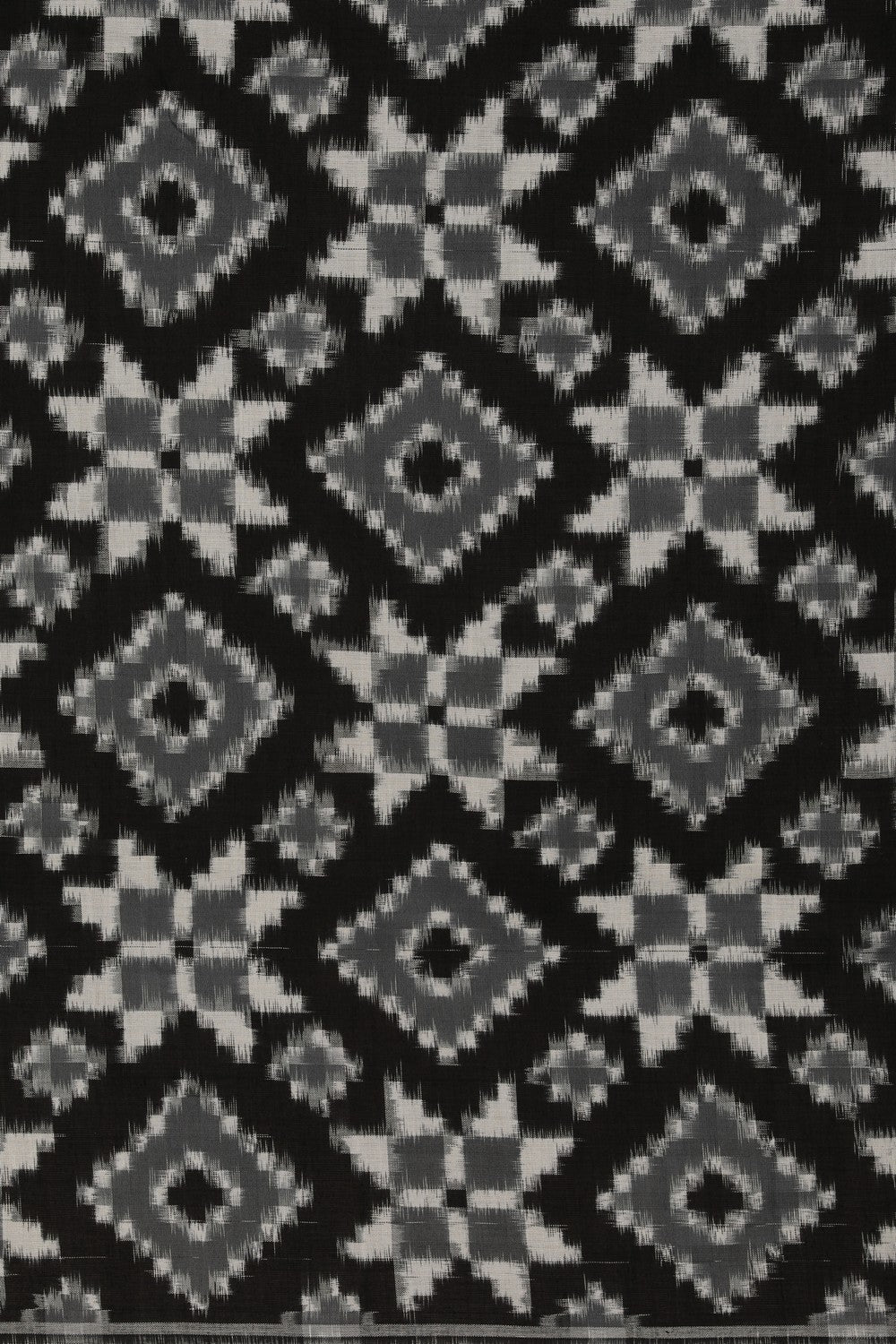 Image of Pochampally Ikat Black Saree