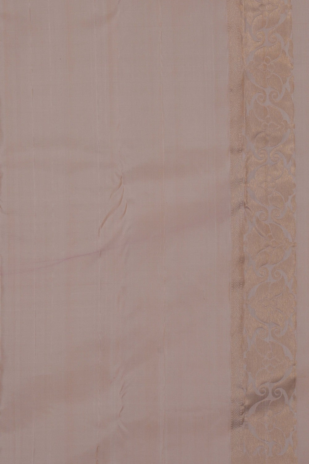 Image of Kanchi Silk Brocade Off-White Saree