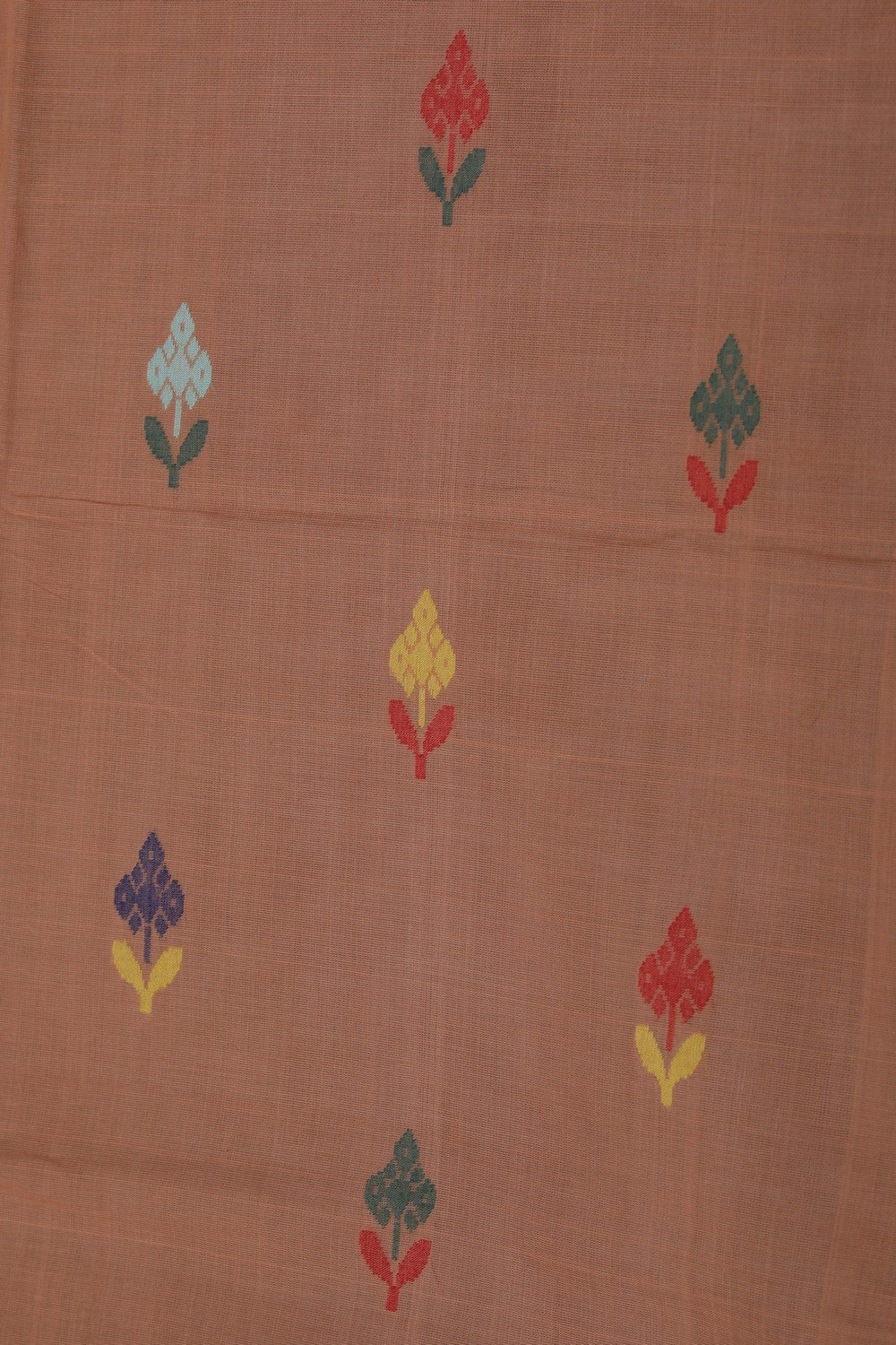 Image of Uppada Cotton Orange Saree