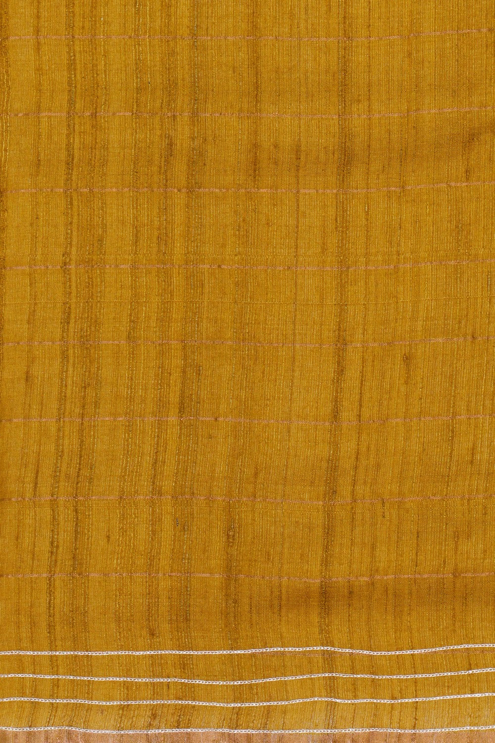 Image of A Bhagalpur Tussar Silk Turquoise-Green Saree