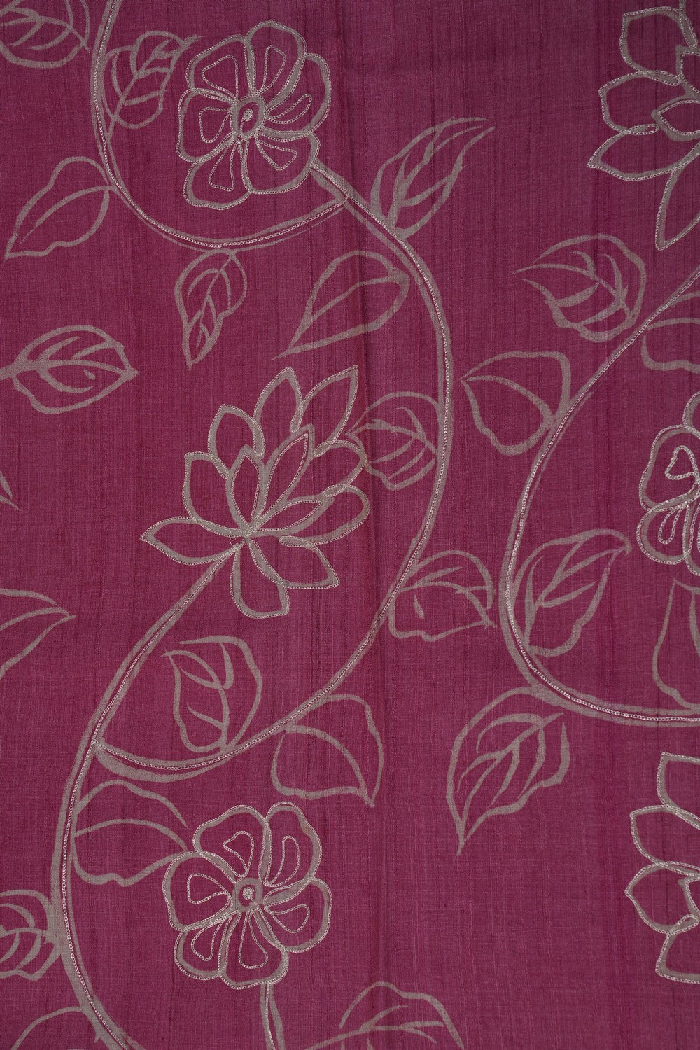 Image of A Bhagalpur Tussar Silk Pink Saree