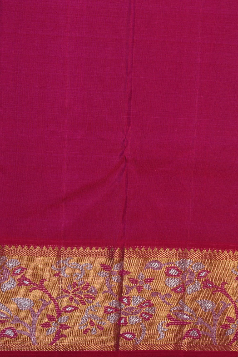 Image of Arani Silk Brocade Aqua-Green Saree