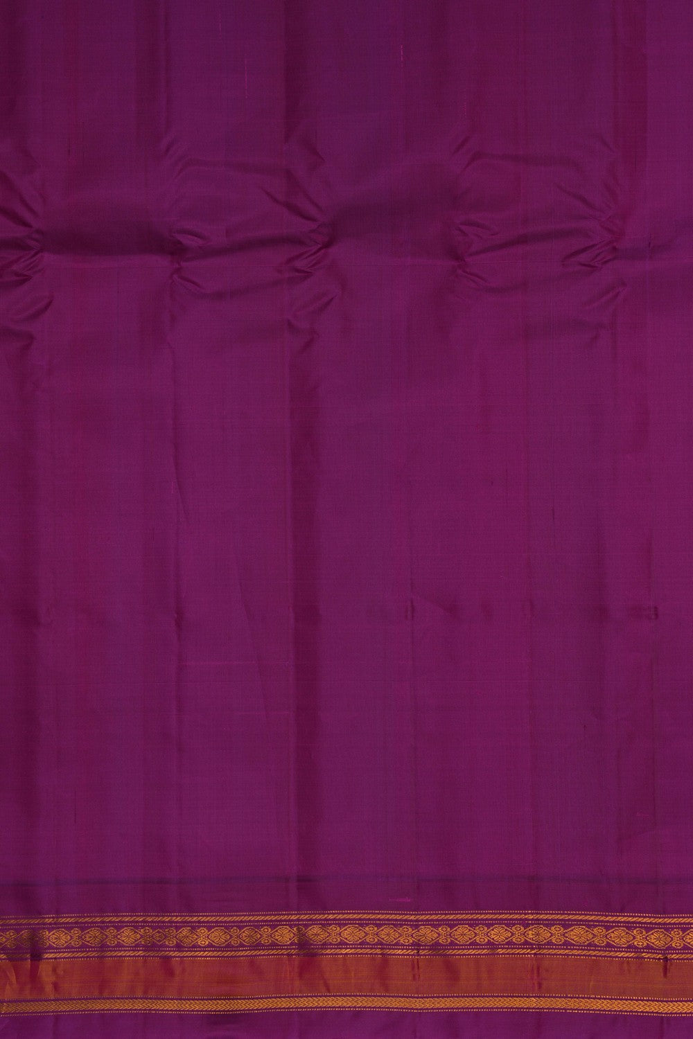 Image of Gadwal Silk Purple Saree