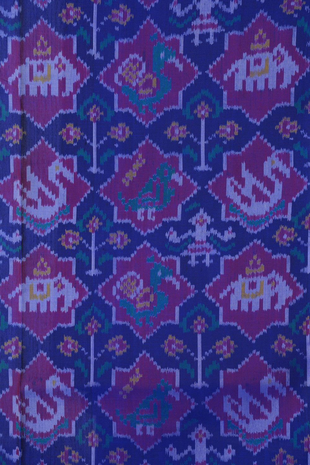Image of Rajkot Silk Blue Saree