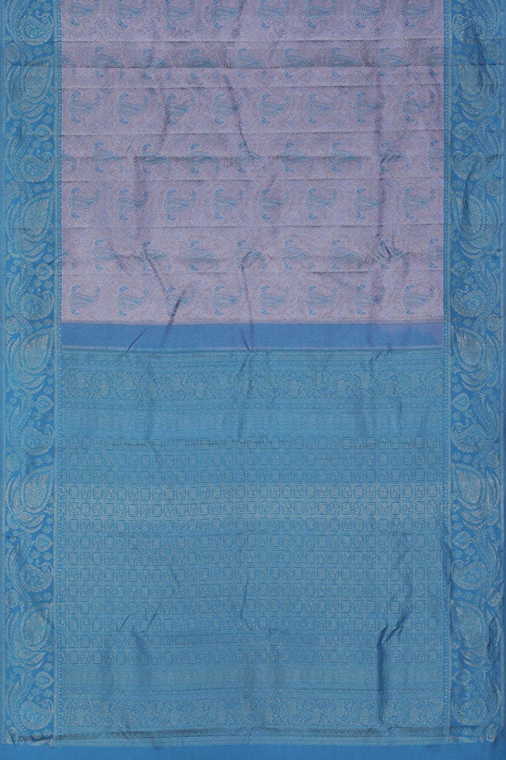 Image of Kanchipattu Brocade Lavender-Purple Saree