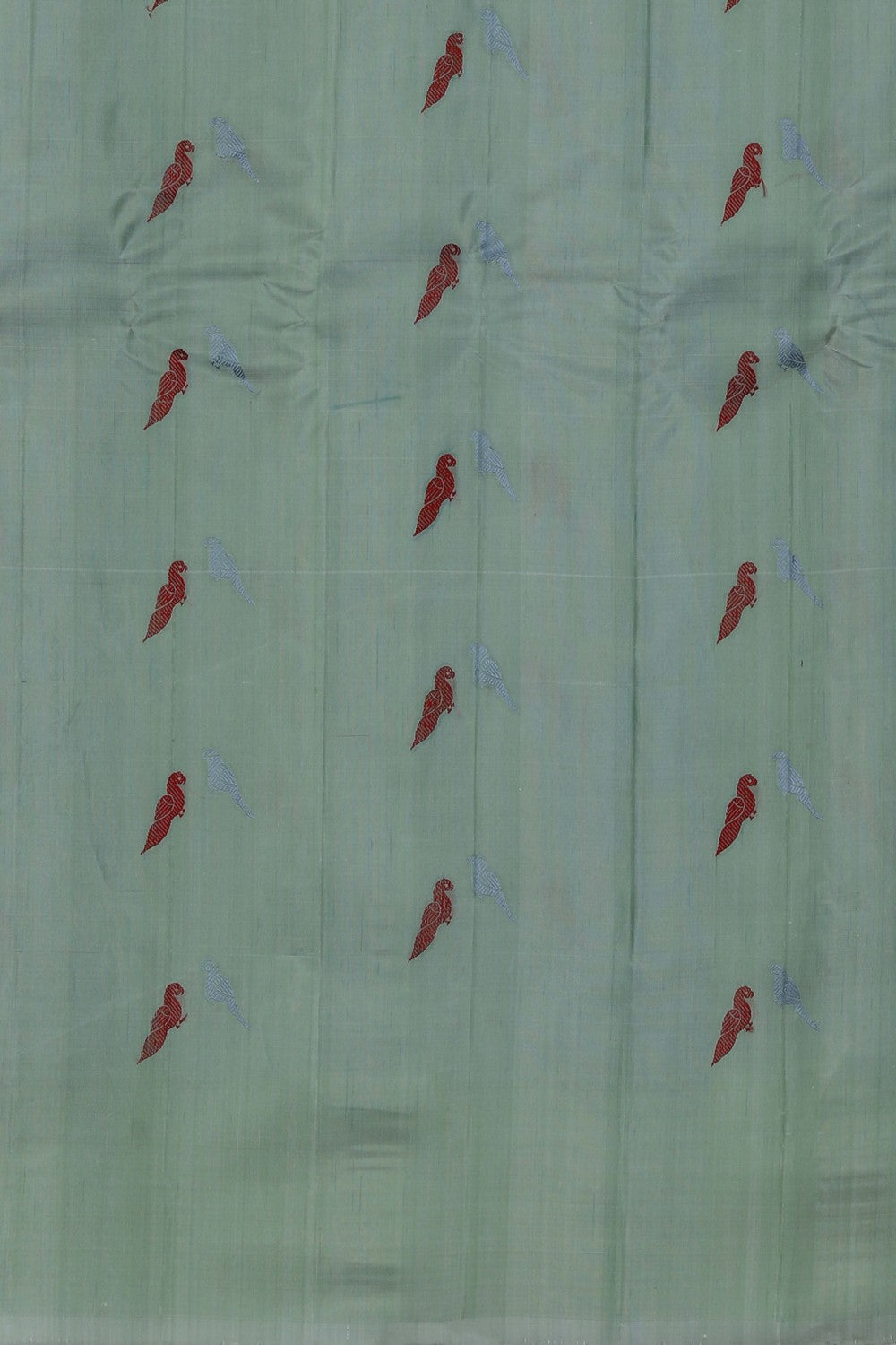 Image of Gadwal Silk Grey Saree