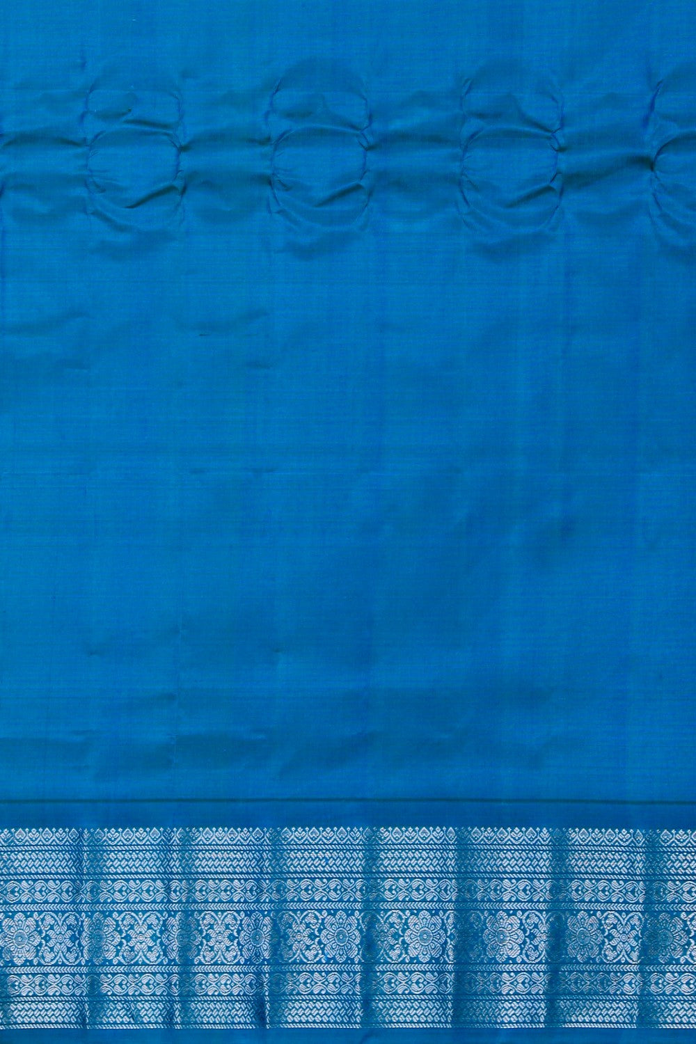 Image of Gadwal Silk Coral Peach Saree
