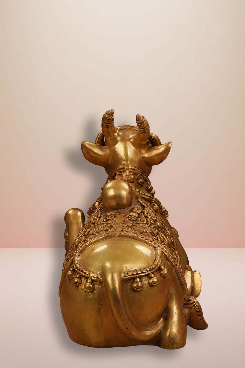 Image of Brass Nandi Sitting Idol