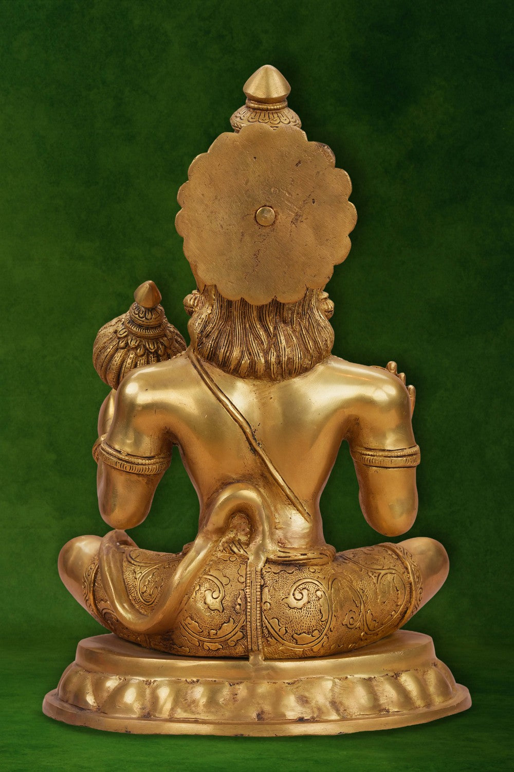Image of Brass Hanuman in a blessing posture