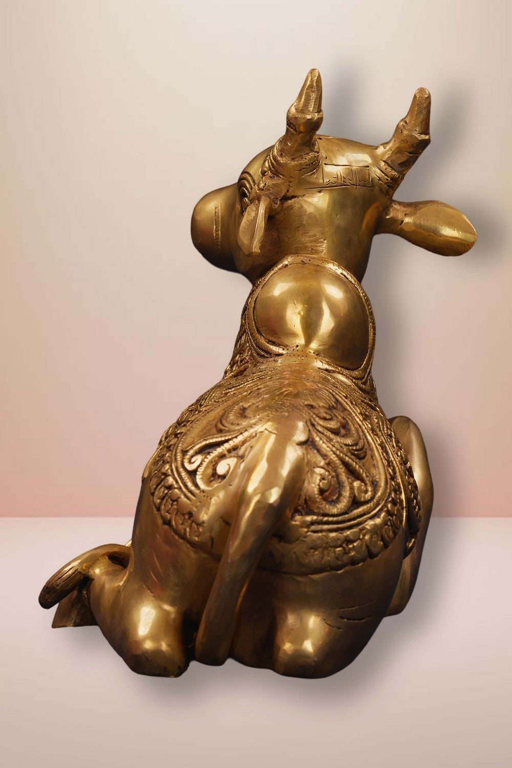 Image of Brass Nandi Sitting Idol