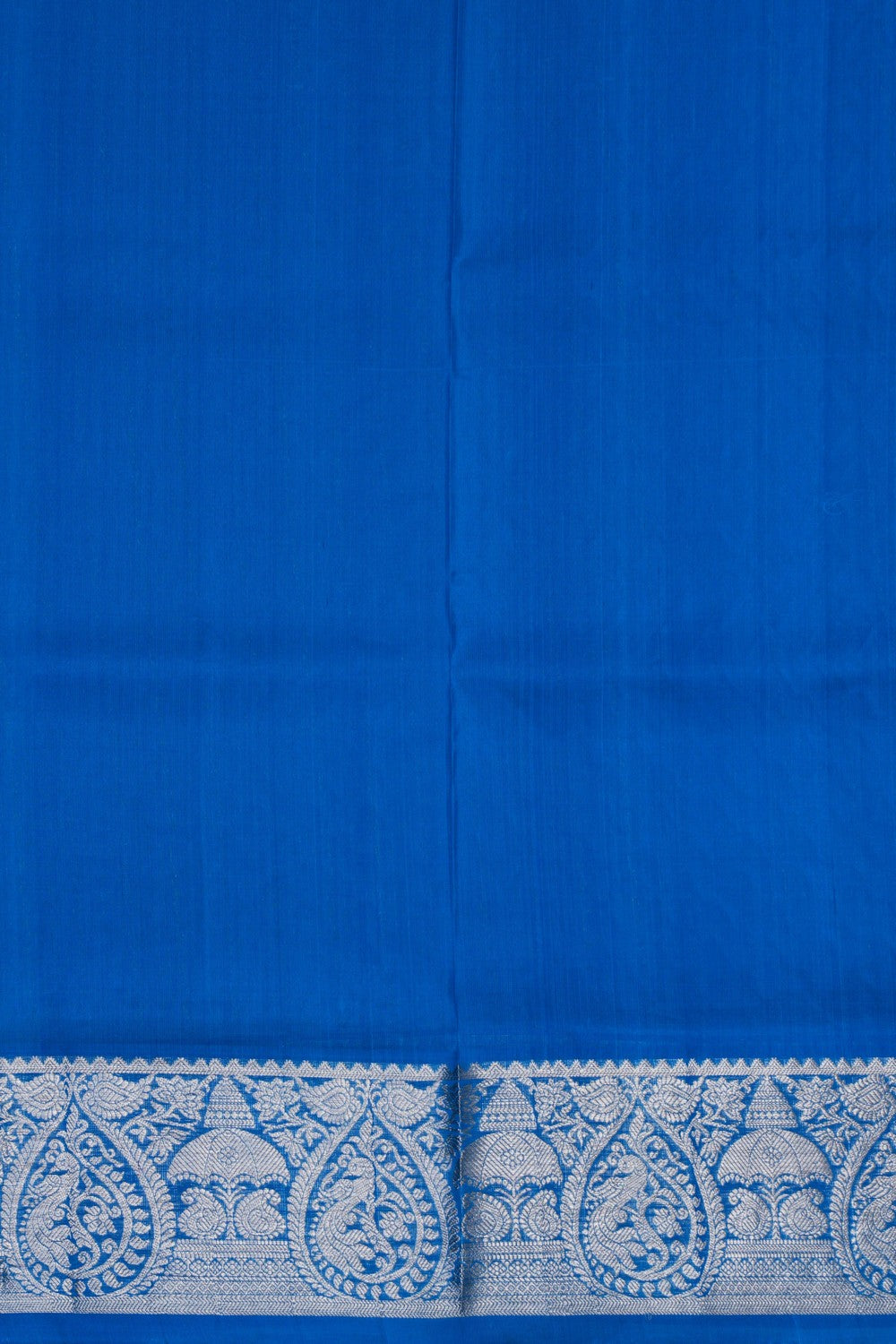 Image of Venkatagiri Silk Blue Saree