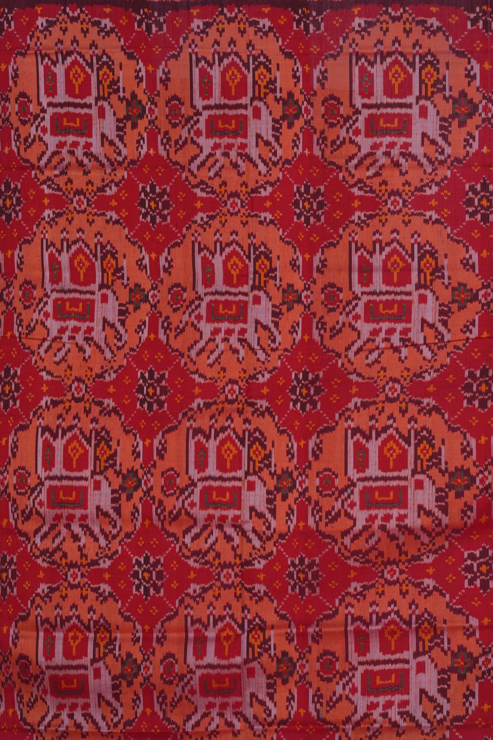 Image of Rajkot Silk Red Saree