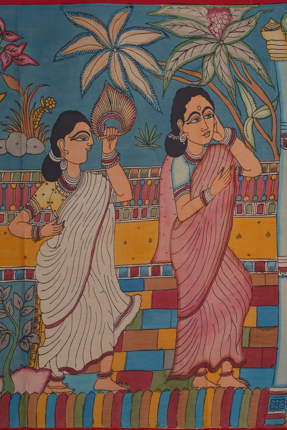 Image of Kalamkari Painting Saree
