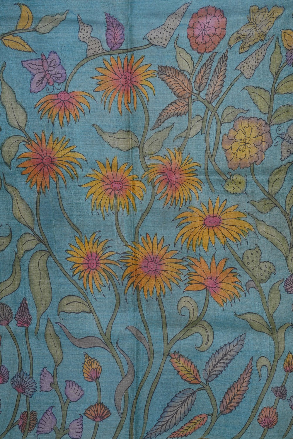 Image of Kalamkari Painting Saree