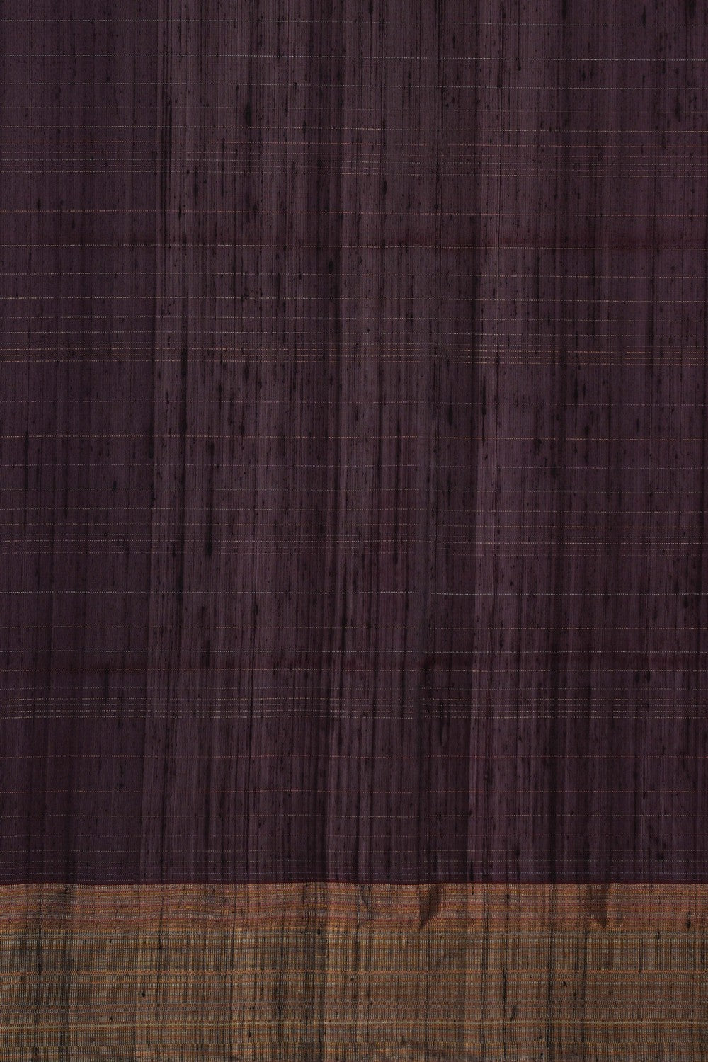 Image of Dupion Silk Coffee Brown Saree