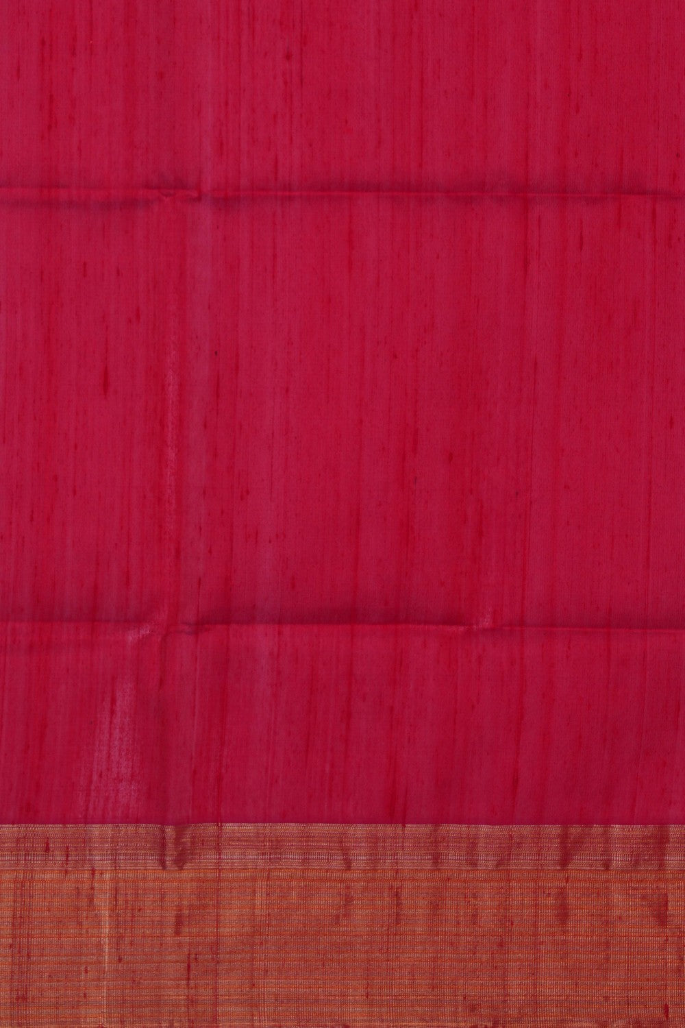 Image of Dupion Silk Red Saree