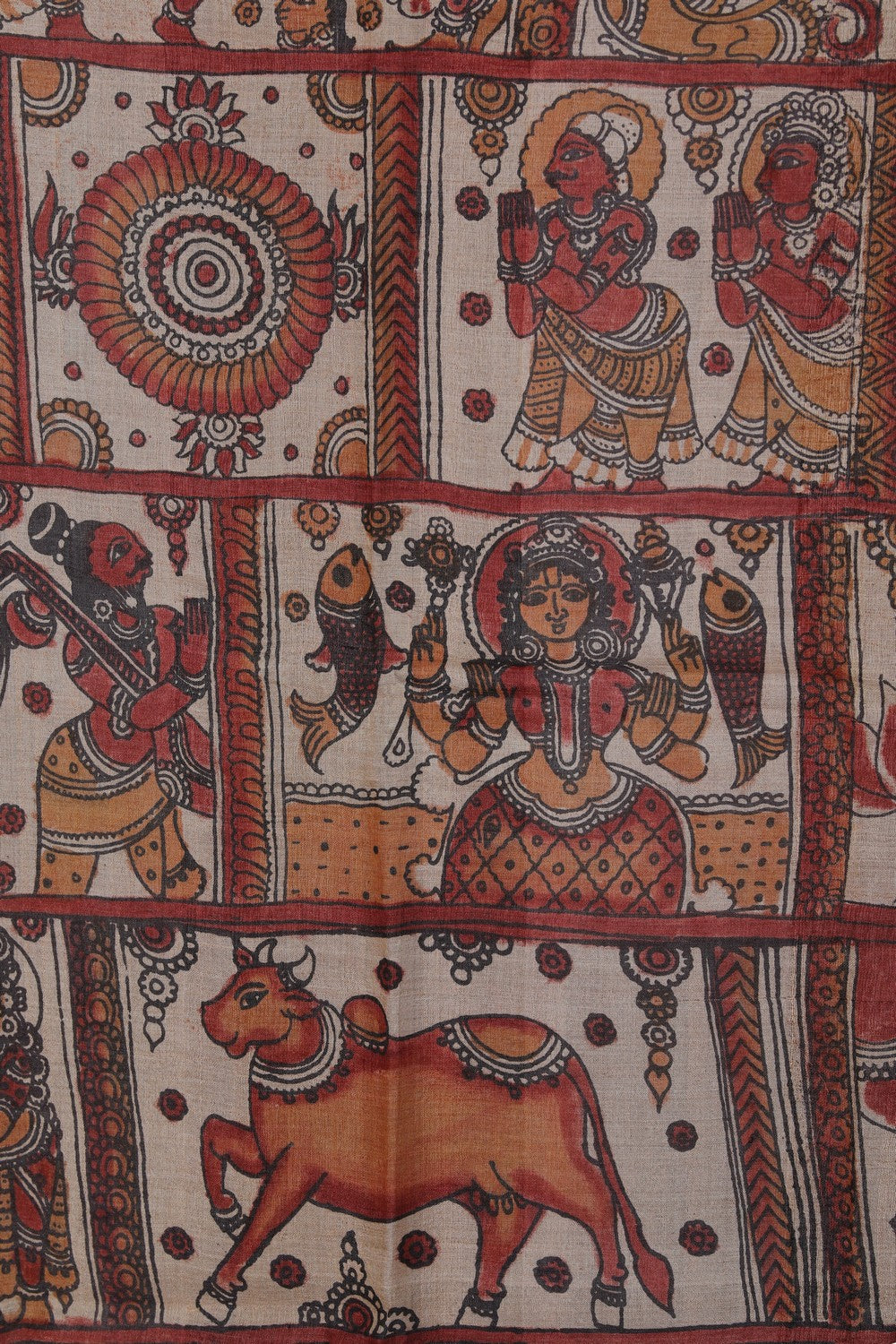 Image of Kalamkari Painting Saree