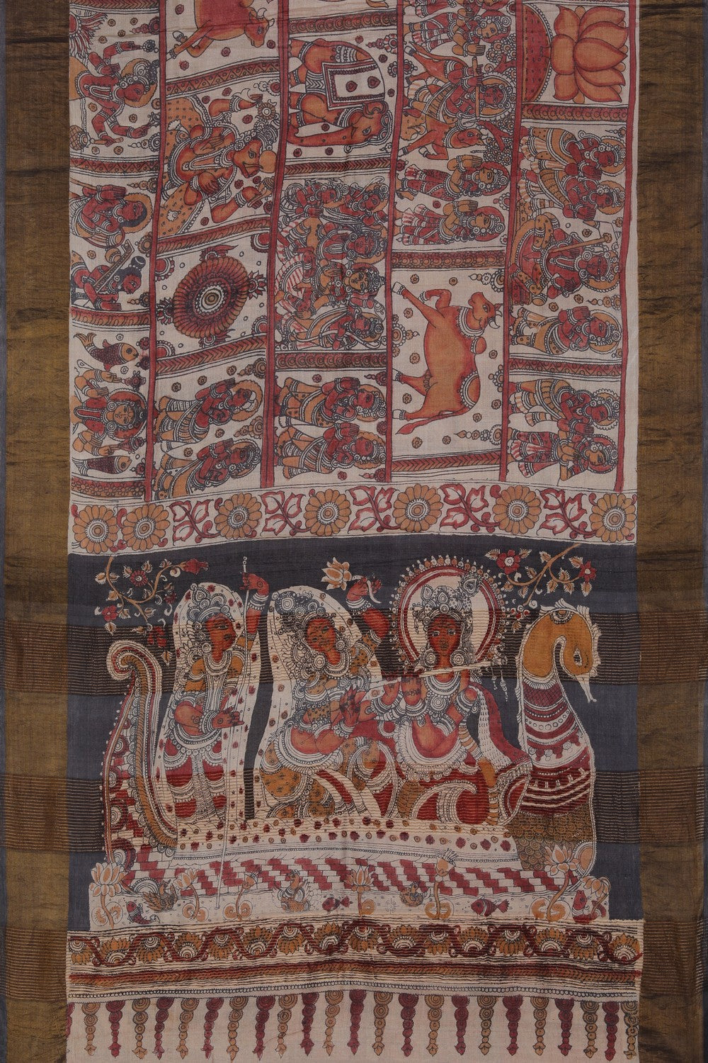 Image of Kalamkari Painting Saree