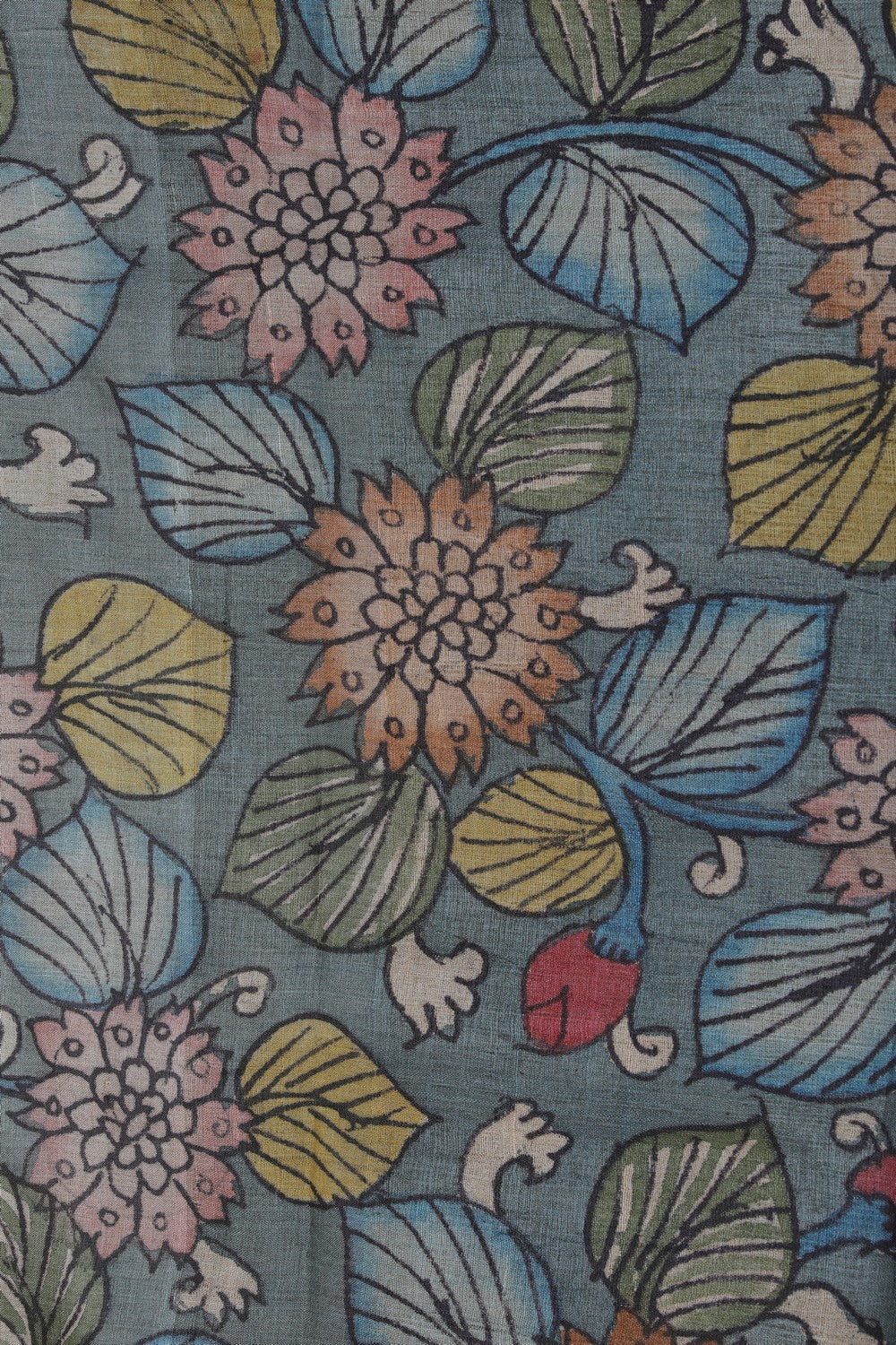 Image of Kalamkari Painting Saree