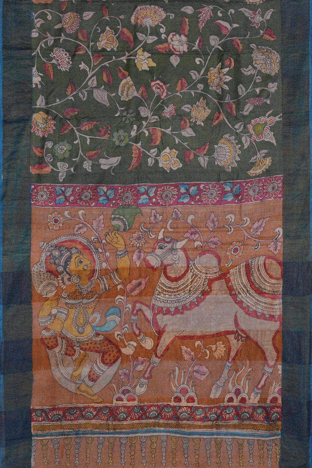 Image of Kalamkari Painting Saree