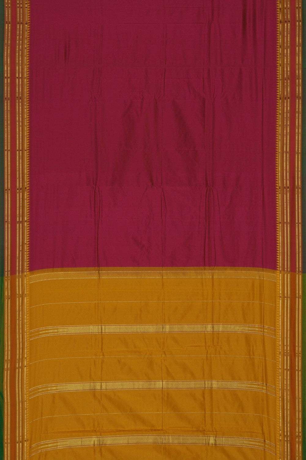 Image of Pink Narayanpet Silk Saree