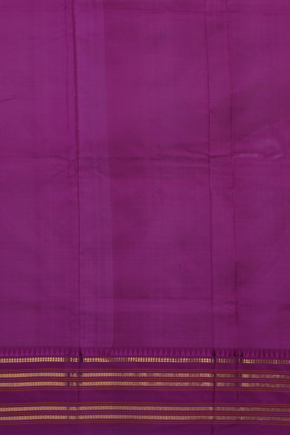 Image of Narayanpet Pure Silk Orange Saree