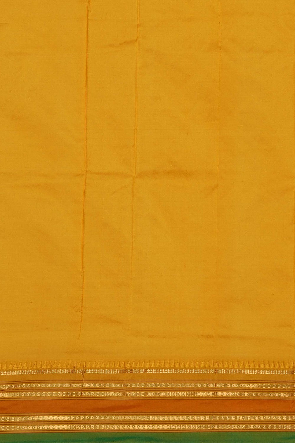 Image of Green Narayanpet Silk Saree