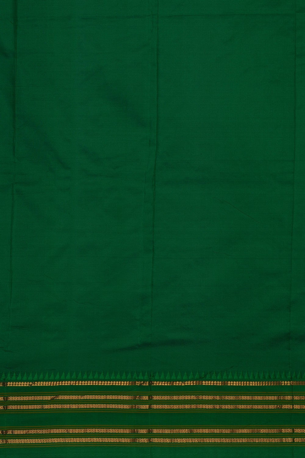 Image of Narayanpet Silk Off-White Saree