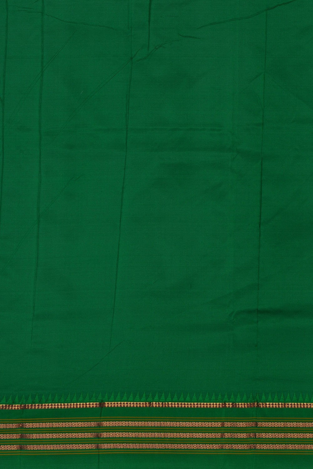 Image of Narayanpet Silk Off-White Saree